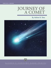 Journey of a Comet Concert Band sheet music cover